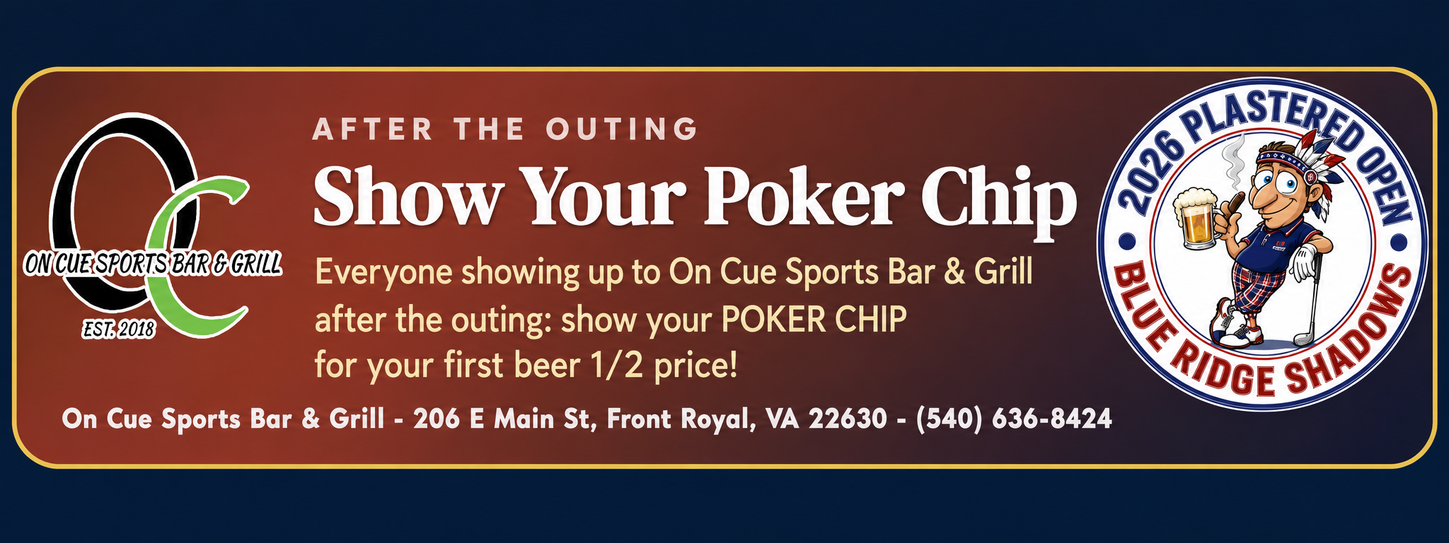 Show Your Poker Chip after-party promotion